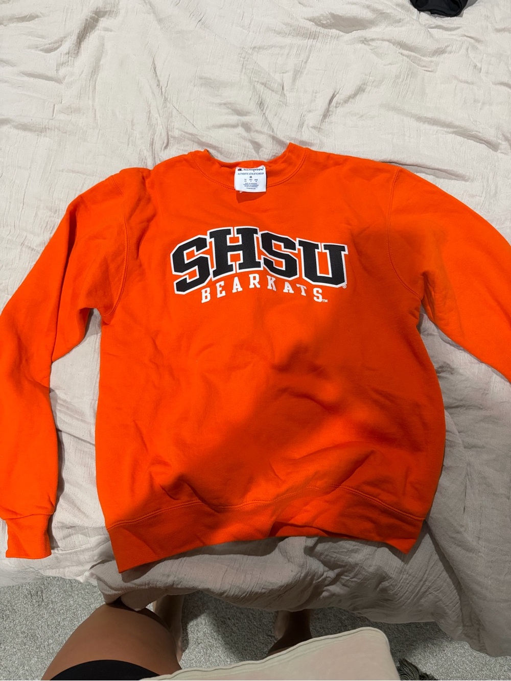 Champion Orange SHSU Bearkats Crewneck Sweatshirt
